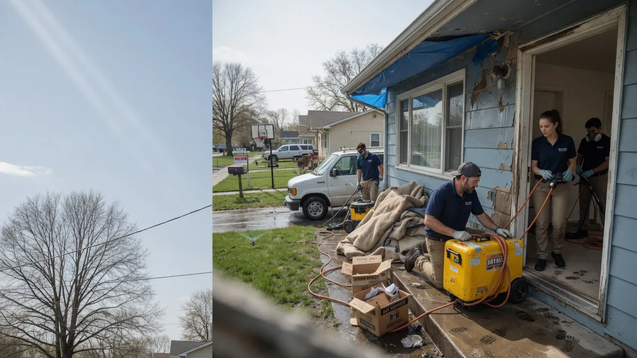Basement Flood Cleanup in Evant, TX near me